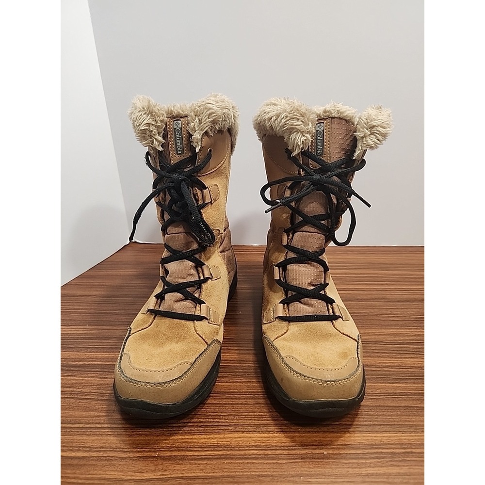 Columbia Ice Maiden II Winter Boots Brown Women's size 8 Warm, Snow, Waterproof - Picture 2 of 11